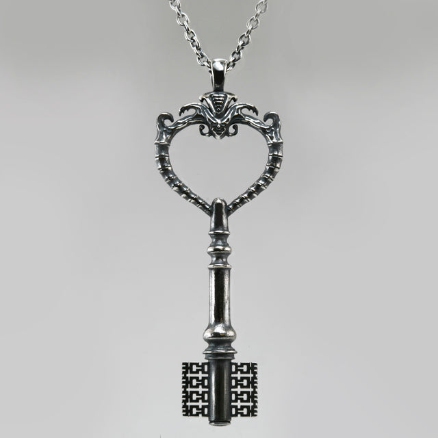 Bespoke key pendant necklace for Eva Green's Angelique Bouchard character in Dark Shadows